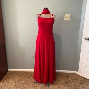Red gown, size 5-6